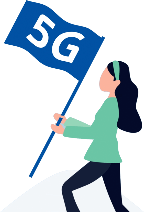 TDC - 5G vector grafik